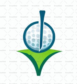 Golftee und Ball